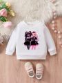 Baby Girl Figure Graphic Sweatshirt