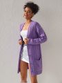 mywayinstyle Women'S Oversized Cardigan With Open Front
