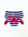 SHEIN Infant Boys' Striped Triangle Swim Trunks