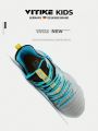 Kids Light Gray Sneakers Boys Girls Basketball Shoes Mid Top School Training Shoes with Air Cushion Non-Slip Outdoor Sports Shoes Comfortable Running Shoes