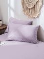Solid Color Fitted Sheet Set Without Filler