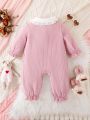Infant Girls' Cute And Sweet Jumpsuit For Spring