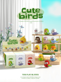 Creative Bird Wooden Blocks Diy Toy For Kids, Educational Toy, Home Decor