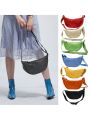 Casual Outdoor Travel Bag, Vintage Style Crossbody Bag For Women, Lightweight Nylon Dumpling Bag With 3d Design, Student Shoulder Bag Fabric Bag