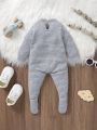 SHEIN Baby With Little Horse Pattern Knitted Sweater