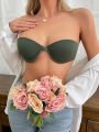 Wireless Push Up Bra With Front Closure