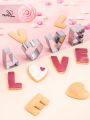 SHEIN Basic living 4 PCs Valentine's Day Cookie Cutter Set  Stainless Steel Biscuit Pastry Cutters