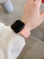 Plain Nylon Watchband Compatible With Apple Watch