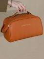 1pc Portable Pillow Style Women's Cosmetic Bag Travel Toiletry Pouch Makeup Organizer