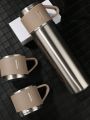 1pc/1set Stainless Steel Insulated Mug With Gift Box, Double Wall Leak-proof Travel Bottle, Keeps Beverage Hot/cold For Hours, Ideal For Bike, Backpack, Office, Car, School, Party, Camping And Travel Accessory