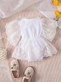Baby Girl Embroidered Mesh Photography Clothing