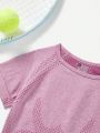 SHEIN Daily&Casual Ladies' Monochromatic Seamless Sportswear Set (3pcs)