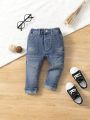Baby Boy Slant Pocket Straight Leg Jeans