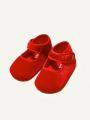 Cozy Cub Spring Girls' Infant & Toddler Lightweight And Comfortable Soft Sole Shoes With Flat Heel