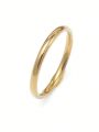 2mm Thin Women's Titanium Steel Ring, Simple & Fashionable Jewelry, Stainless Steel Accessories, Elegant Hand Decoration