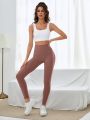Yoga Basic Seamless Breathable Lift Butt Sports Leggings