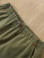 3pcs/Set Baby Boys' Casual Pocket Shorts, Summer