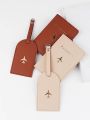 4pcs Fashionable Passport Holder Luggage Tag Travel Set 4pcs