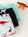 Baby Boy 3pcs Dinosaur Print Shorts