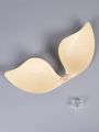 Shoulder Strap Cloth Cup Front Button Nipple Patch