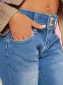 Tween Girl Ripped Raw Cut Jeans