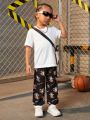 SHEIN Kids HYPEME Toddler Boys' Simple & Casual Long Pants, Lovely & Versatile For Autumn