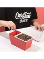 1pc Double-layer Snack Box For Lazy People; Square Shape With Drainage Tray, Suitable For Home Use Candy, Snacks, Dried Fruits