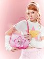 SHEIN X Cardcaptor Sakura Cardcaptor Sakura Pink Shoulder Bag PU flap