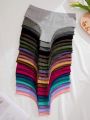 21pcs Women'S Solid Color Triangle Panties