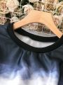 SHEIN LUNE Women's Plus Size Color Block Round Neck Oversized Sweatshirt