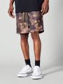 SUMWON Mesh Shorts With All Over Print