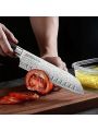 3 Set of Chef Knife, Professional Kitchen Knife with Gift Box, Stainless Steel Chef Knife Set,Slicing Vegetables, Fruits, Fish, Meat