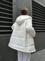 Women's Double Pocket Hooded Coat