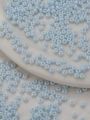 1500pcs 2mm Handmade Glass Beads For Diy Jewelry Making, Bohemian Style Creamy Pearl Effect