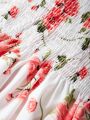 Teenage Girls' Floral Printed Shirred Cami Dress