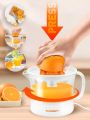 Original Citrus Juicer Orange Juice Machine 500Ml Capacity 25W Power Push Start for Family Breakfast Office Dormitory Red