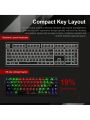 E-YOOSO Z686 USB 60% Mini Mechanical Gaming Keyboard Blue Red Switch 68 Keys Wired detachable cable for computer PC
