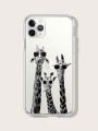 Giraffe Clear Case Compatible With iPhone