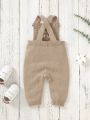 Baby Boys' Snowflake Patterned Sweater Jumpsuit