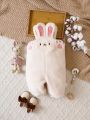 Baby Girls' Plush Rabbit Jumpsuit