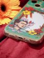 Frida Kahlo X SHEIN Flower Print Phone Case