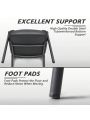 Furmax Office Reception Chairs Waiting Room Guest Chairs with Armrest Set of 2