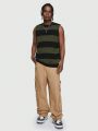 Academia Guys Striped Knitted Sweater Vest