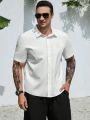Manfinity Basics Men Plus Solid Button Up Shirt
