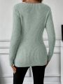 Maternity V-Neck Slim Fit Sweater