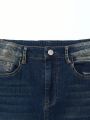 Tween Girl Slant Pocket Skinny Jeans