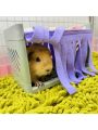 Hide House Bed Tassel Door Curtain Soft Comfortable Washable Small Animals Cage Accessories for Guinea Pig  only 2 door curtains
