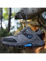 Men's Soft Bottom Waterproof Slip Resistant Casual Travel Shoes, Comfortable All-match Hiking Shoes In Large Sizes