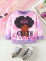 Baby Girls' Spring Street Fashion Sweatshirt