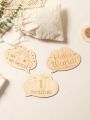 Baby Girl Newborn Photography 14pcs Letter Graphic Monthly Milestones Prop
